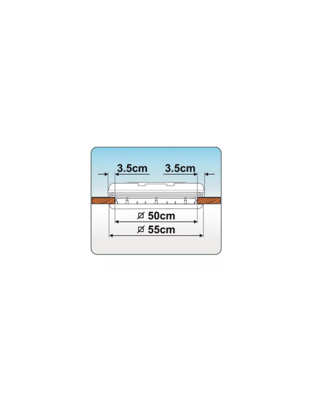 Stogo danga Vent 50 x 50