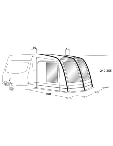 „Outwell Travel Awning Mirage 300 SA“