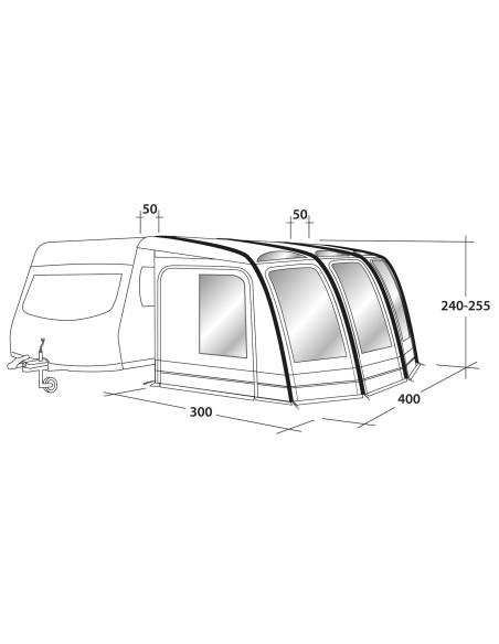 „Outwell Travel Awning Mirage 400 SA“