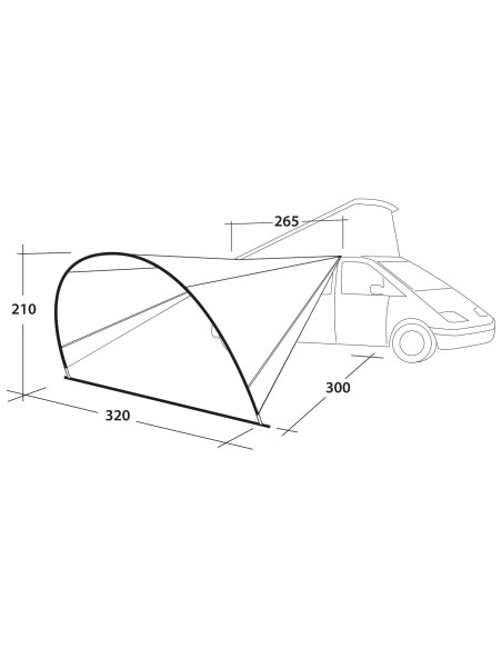 „Outwell Sun Canopy Crusing Canopy“