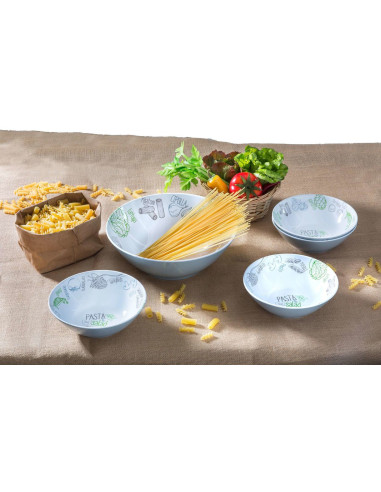 Brunner Bowl Set salotos ir makaronai 5 vnt. melamino