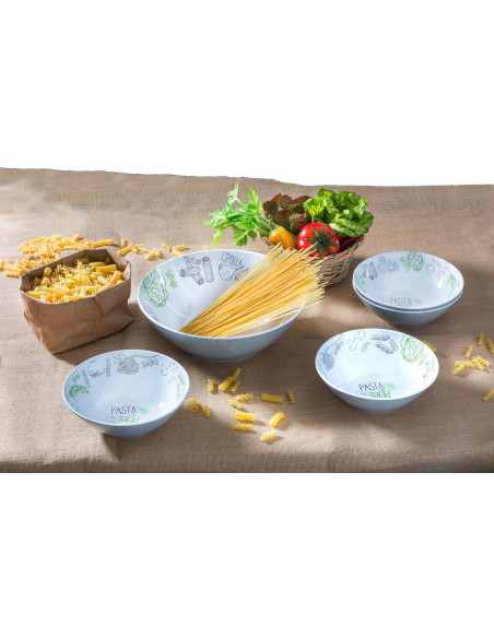 Brunner Bowl Set salotos ir makaronai 5 vnt. melamino