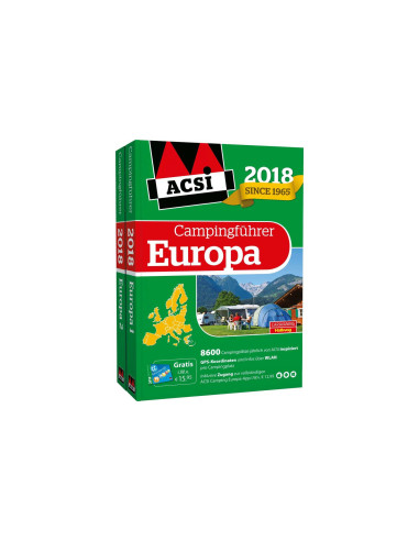 „ACSI Camping Guide Europe 2018“