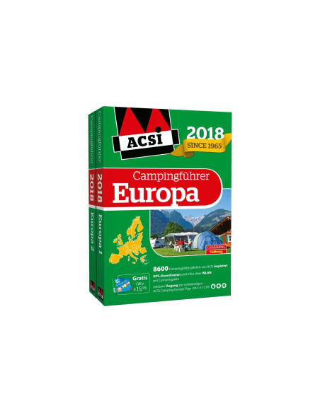 „ACSI Camping Guide Europe 2018“