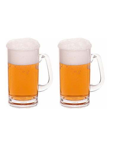 „Berger“ plastiko alaus puodelis rinkinys 2