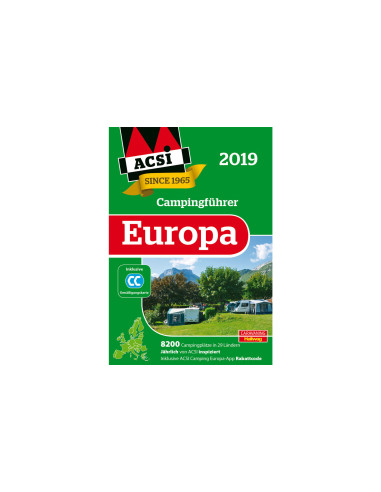 „ACSI Camping Guide Europe 2019“