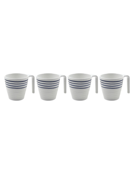 Flamefield Melamine Cups Azure 4 vnt