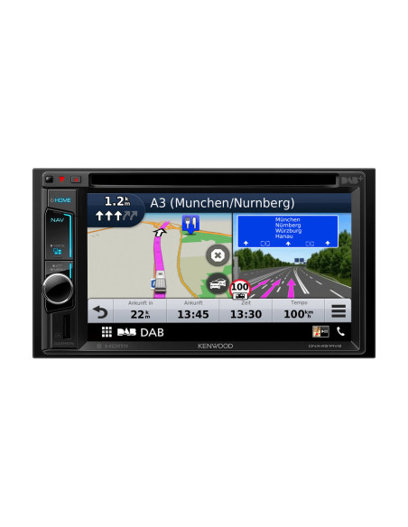 Kenwood DNX451RVS daugialypės terpės navigacinė sistema skirta mobiliesiems namams ir sunkvežimiams