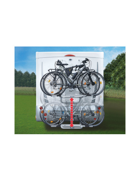 BR-Systems elektrinis dviračių keltuvas standartinis su dviračių laikikliu