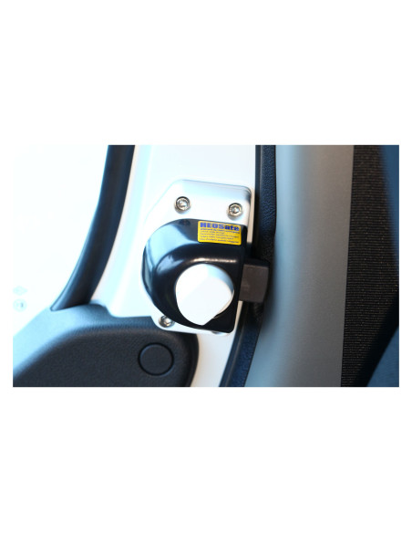 HEOsafe kabinos durų užraktas (Renault Master, Opel Movano, Nissan NV 400 nuo 2010 m. ir Iveco Daily nuo 2014 m.)
