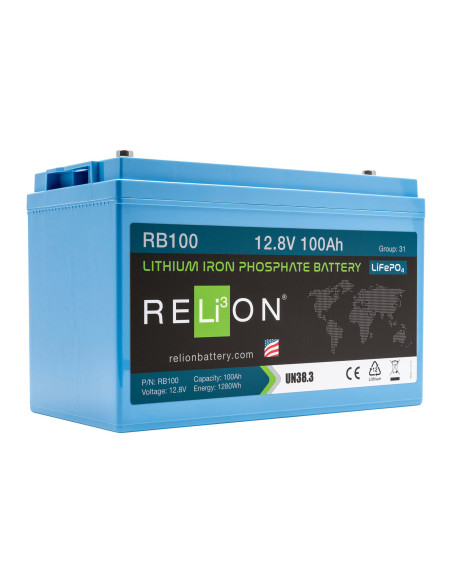 Relion Premium Power Set 100 Ah ličio baterija su įkrovikliu