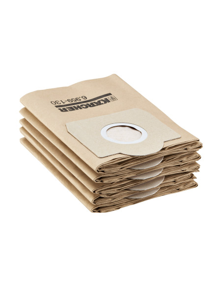 Karcher WD3 2 sluoksnių popieriniai filtrų maišeliai