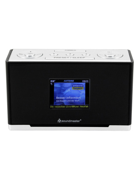 Soundmaster UR240 DAB+/FM radijas su laikrodžiu su spalvotu ekranu