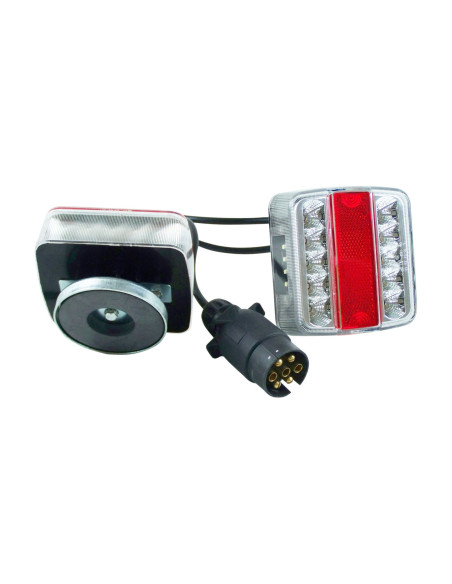 Magnetinė 4 funkcijų LED lemputė su 7 kontaktų kištuku