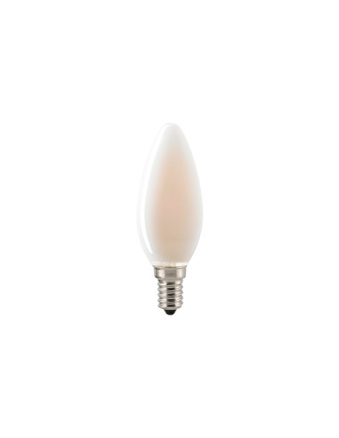 Sigor Filament LED žvakių šviesa matinis pritemdomas E14 230 V / 4,5 W 470 lm
