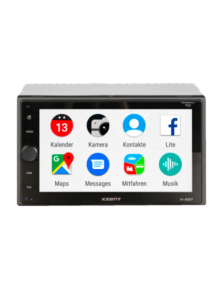 Xzent X-227 DAB+ informacinė ir pramogų sistema, įskaitant Apple CarPlay