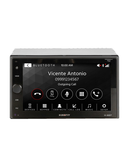 Xzent X-227 DAB+ informacinė ir pramogų sistema, įskaitant Apple CarPlay