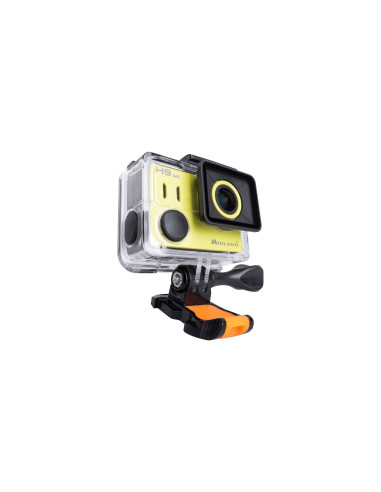 Midland H9 Ultra HD 4K veiksmo kamera su baterija, korpusu, šalmo laikikliu ir adapteriu