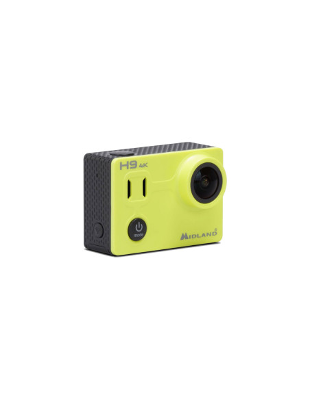 Midland H9 Ultra HD 4K veiksmo kamera su baterija, korpusu, šalmo laikikliu ir adapteriu