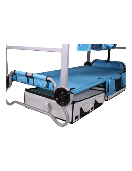 Disc-O-Bed laikymo dėžė / pėdų užraktas, skirtas vaikiškam lovai + vaikiškam dviaukštei lovai