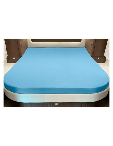 Pritaikytos paklodės didelei lovai su išlenkimais arba kampais