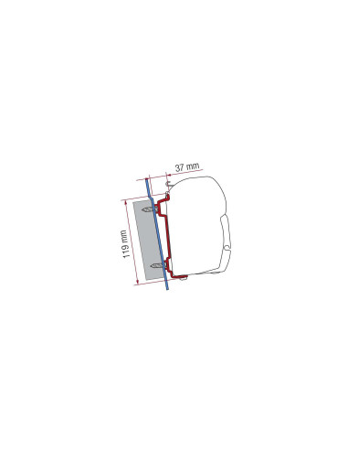 Fiamma F45/F70 adapteris