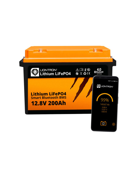 Liontron LiFePO4 LX Arctic Smart Bluetooth BMS ličio baterija 12,8 V