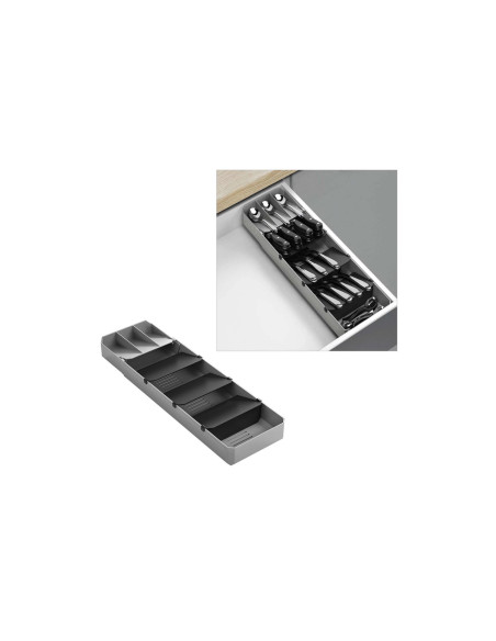 Metaltex stalo įrankių rinktuvas Uni-Fit pilkas