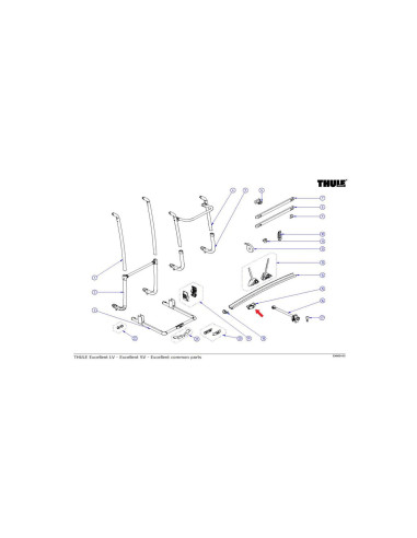 „Thule“ bėgių sklandytuvai, tinkami Excellent / Elite G2 (2 vnt.)