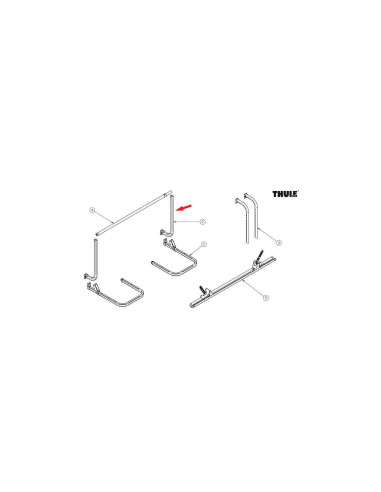 Thule Base Frame DL V02 tinka Elite Eura Cargo