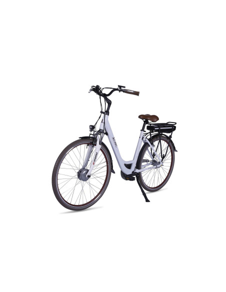 LLobe Metropolitan Joy miesto elektroninis dviratis 28 colių baltas