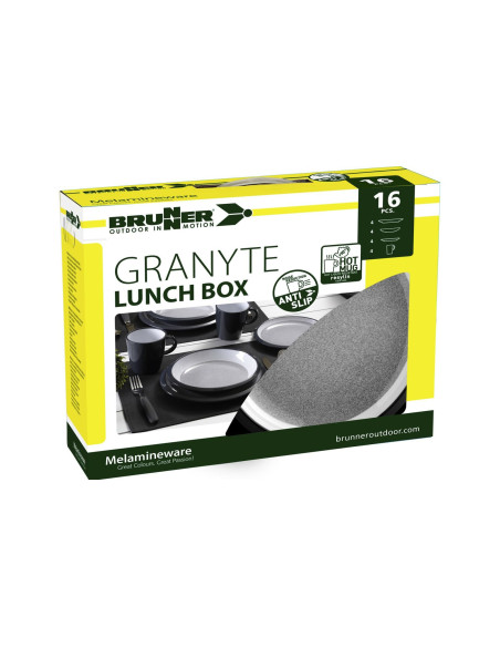 Brunner Lunch Box Granytės indų rinkinys 16 vnt