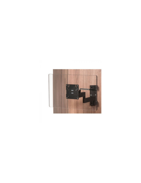 Caratec Flex CFW304AS televizoriaus sieninis laikiklis, 3 sukimo taškai juodi